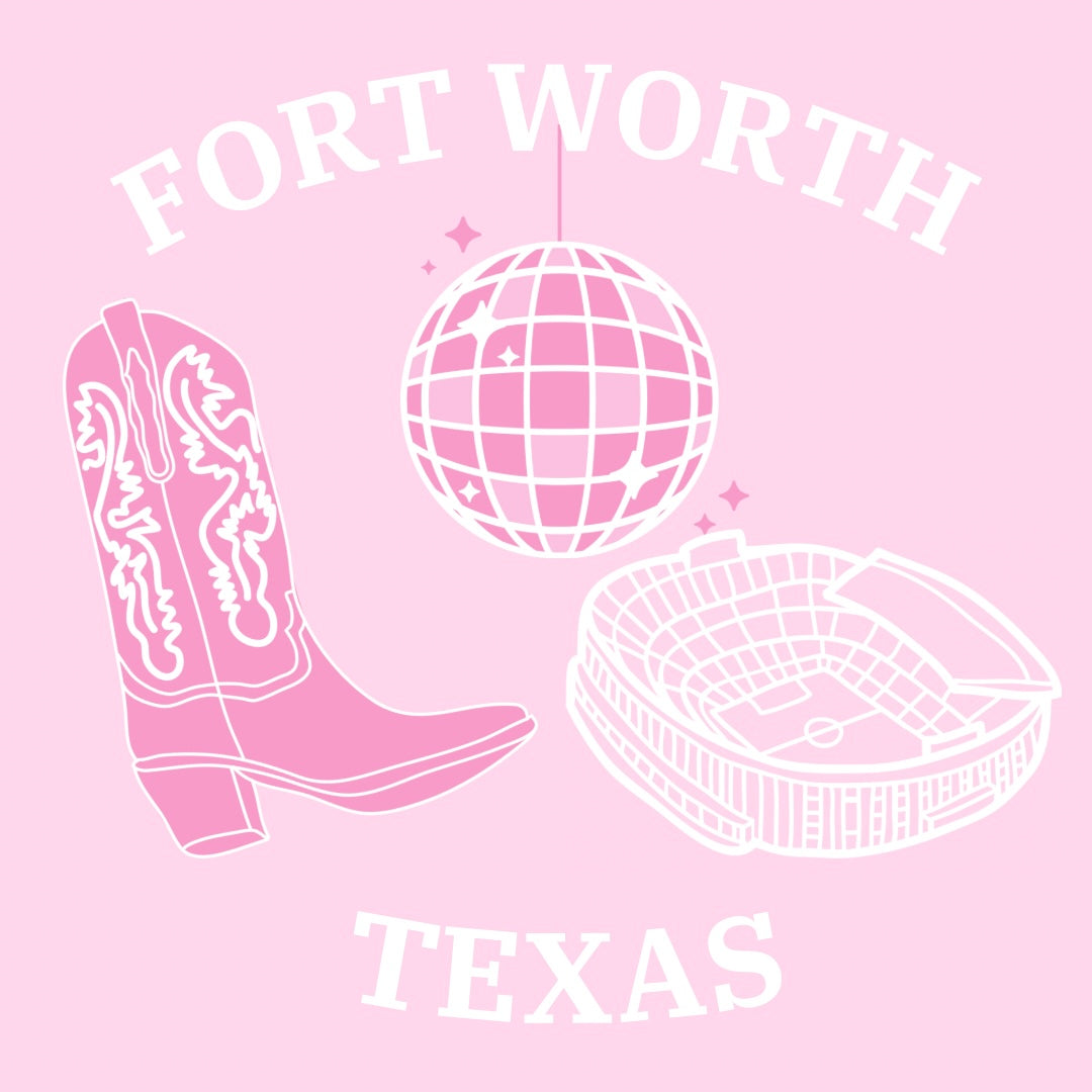 Fort Worth Collage Tray
