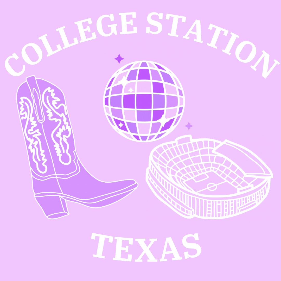 College Station Collage Tray