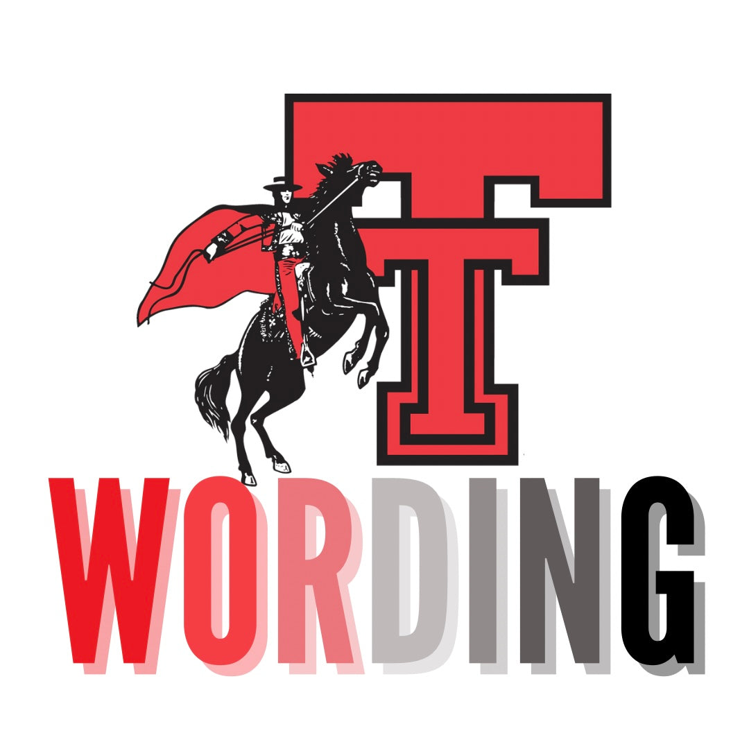 Texas Tech Mascot Acrylic Tray