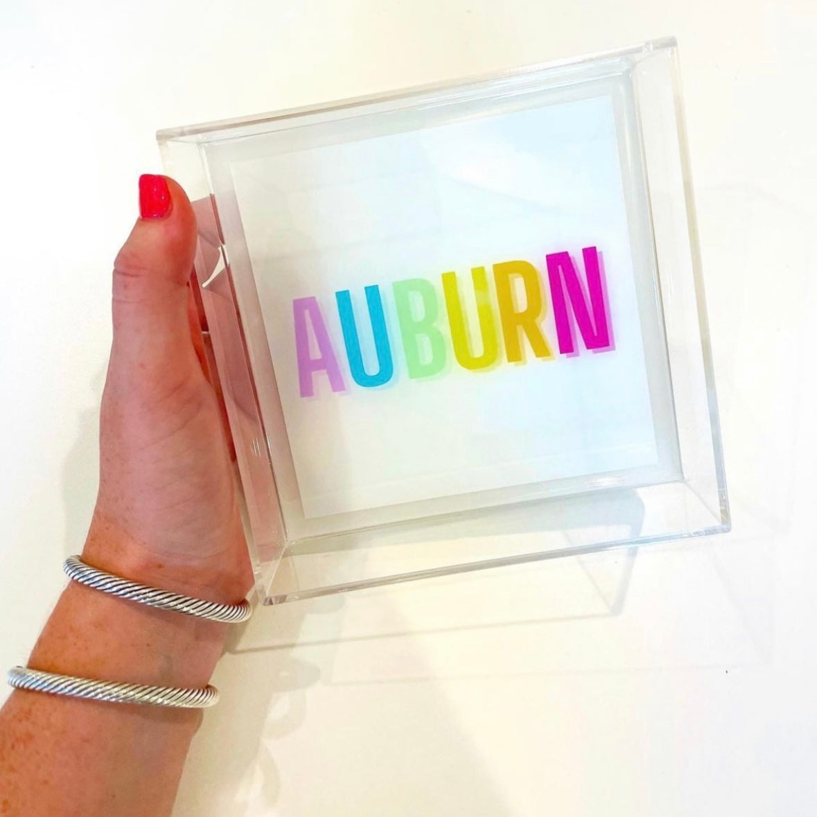 Rainbow Auburn Tray