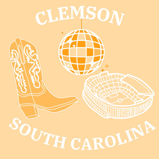 Clemson Collage Tray