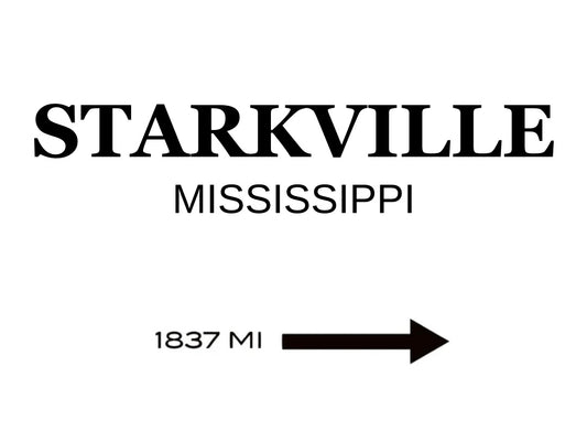 Starkville Mississippi Tray