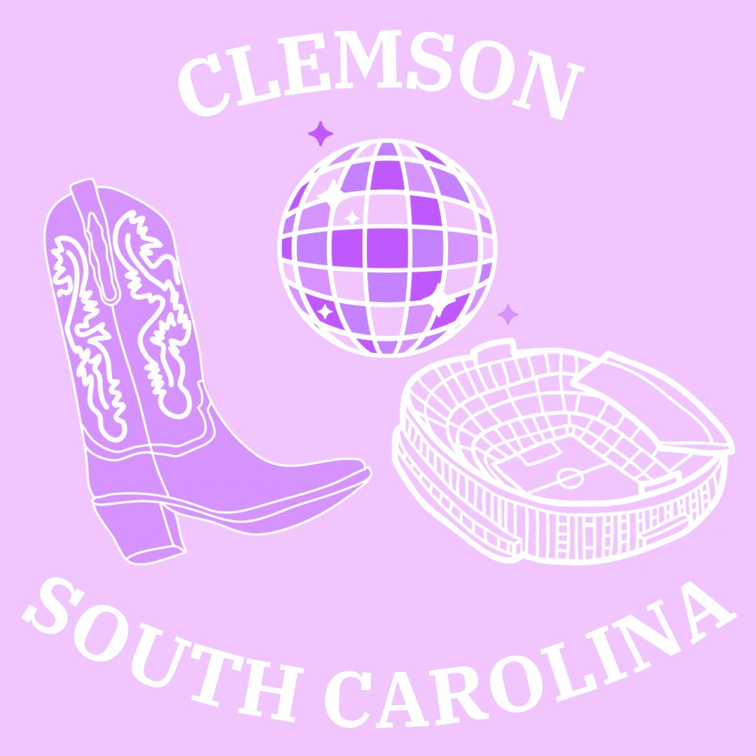 Clemson Collage Tray