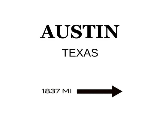 Austin Texas Tray