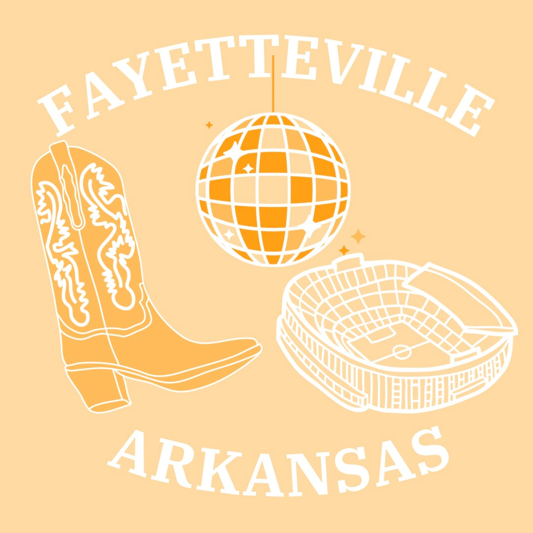 Fayetteville Collage Tray