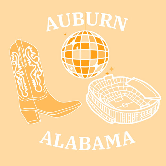 Auburn Collage Tray