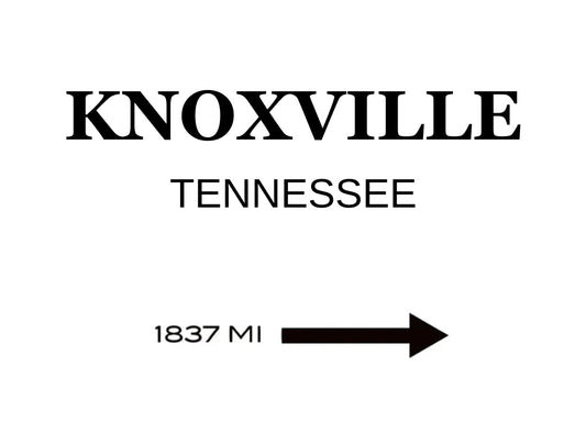 Knoxville Tennessee Tray