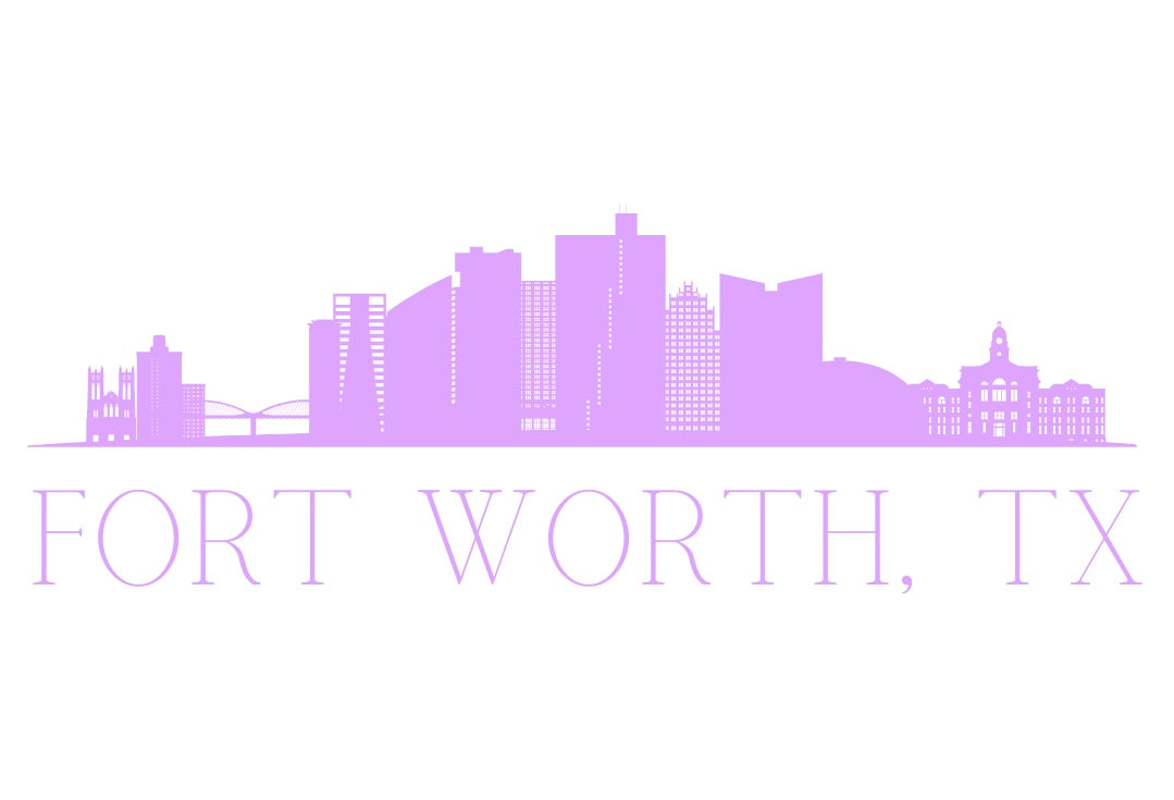 Fort Worth Skyline Tray