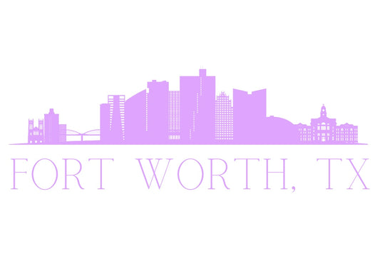 Fort Worth Skyline Tray