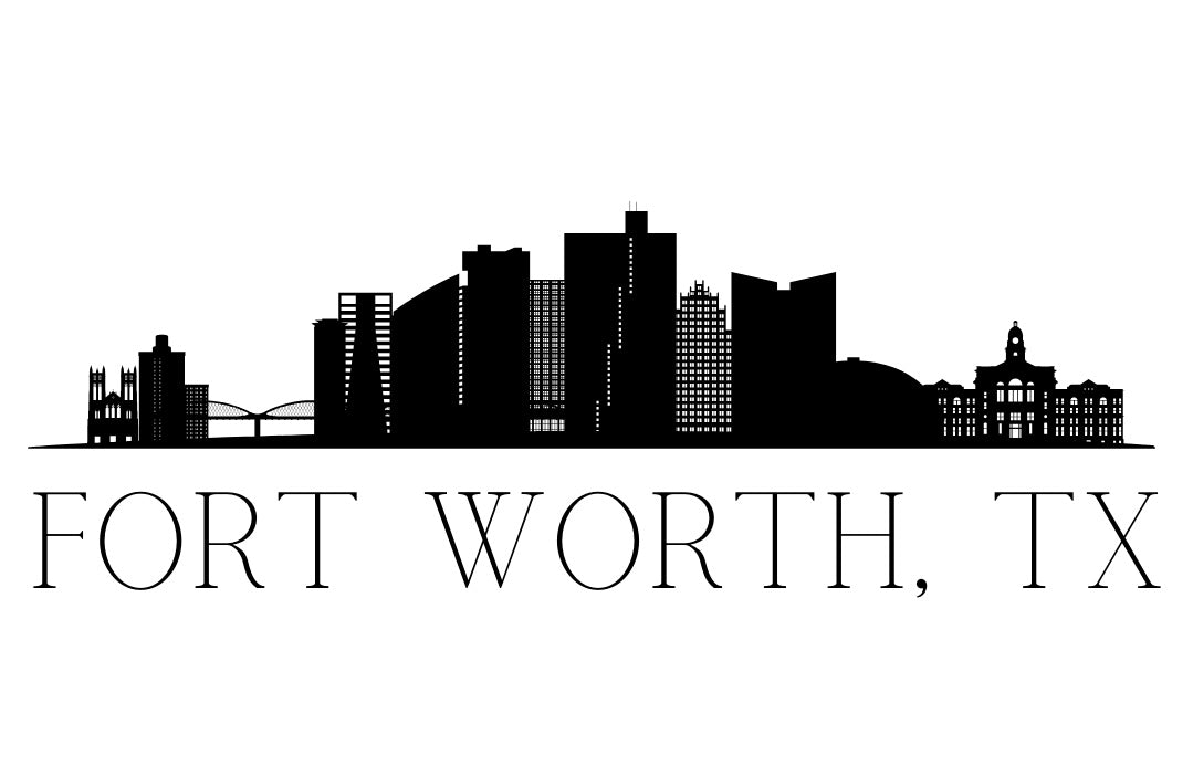 Fort Worth Skyline Tray