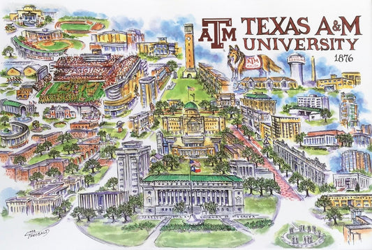 A&M Campus Map Tray