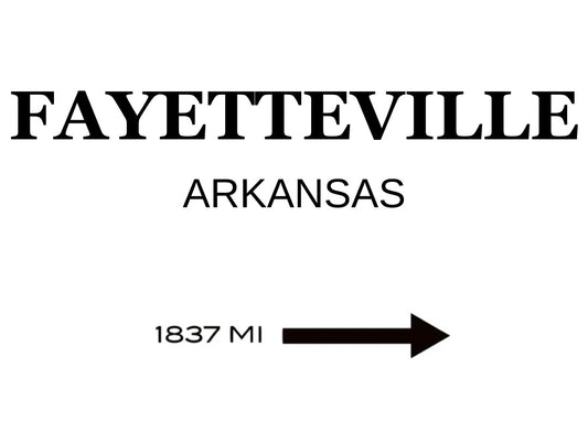 Fayetteville Arkansas Tray