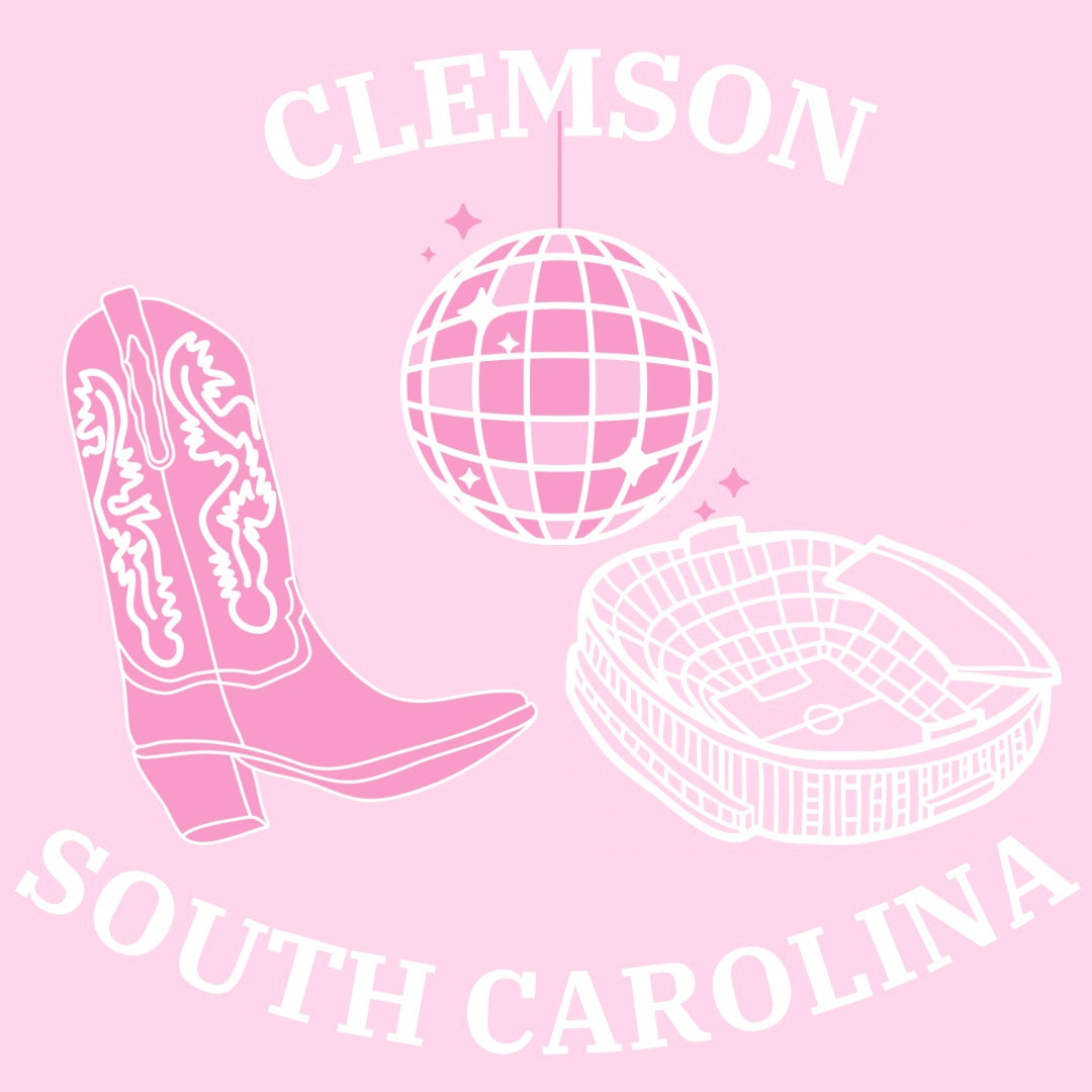 Clemson Collage Tray