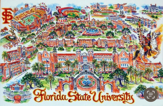 FSU Campus Map Tray