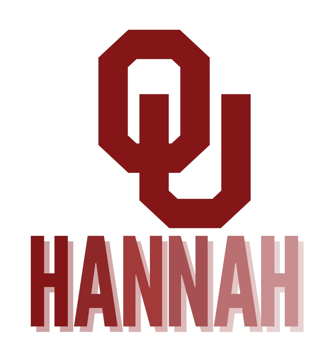 OU Logo Acrylic Tray