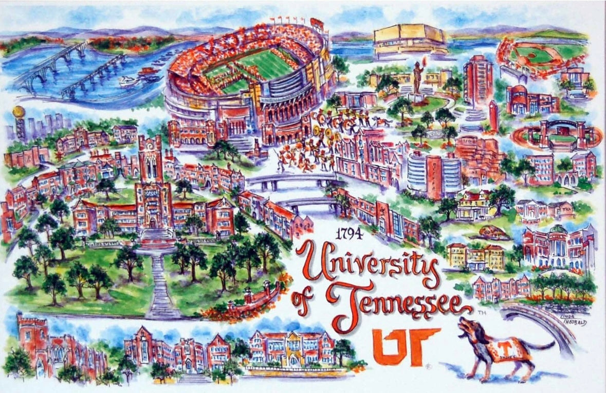 Utk Map.pdf University Of Tennessee Map 736x552