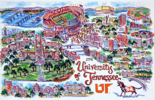 UTK Campus Map Tray