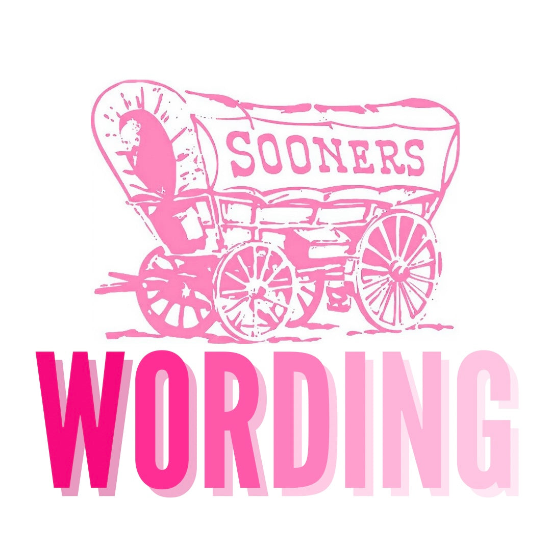 Sooner Schooner Pink Acrylic Tray