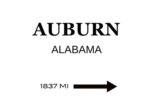 Auburn Alabama Tray