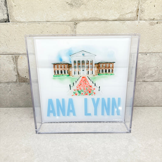 Ole Miss Lyceum Acrylic Tray