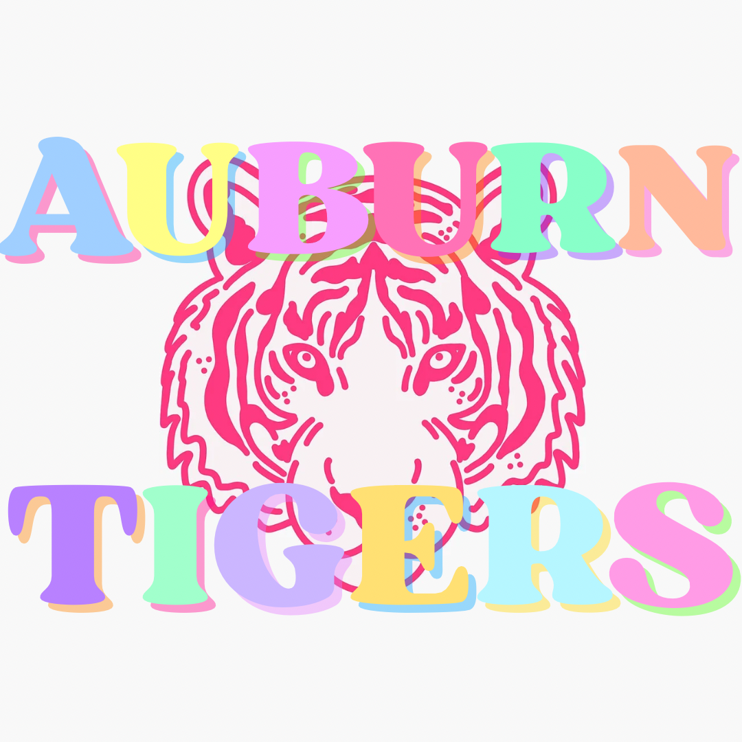 AUBURN TIGERS Rainbow Tray