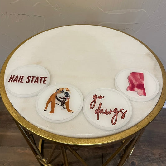 Set of 4 MSU Coasters