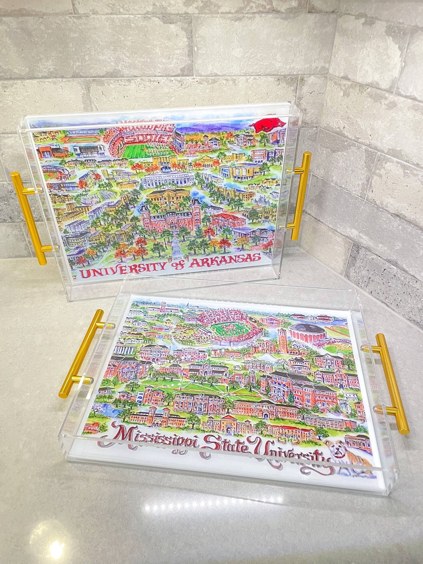 A&M Campus Map Tray