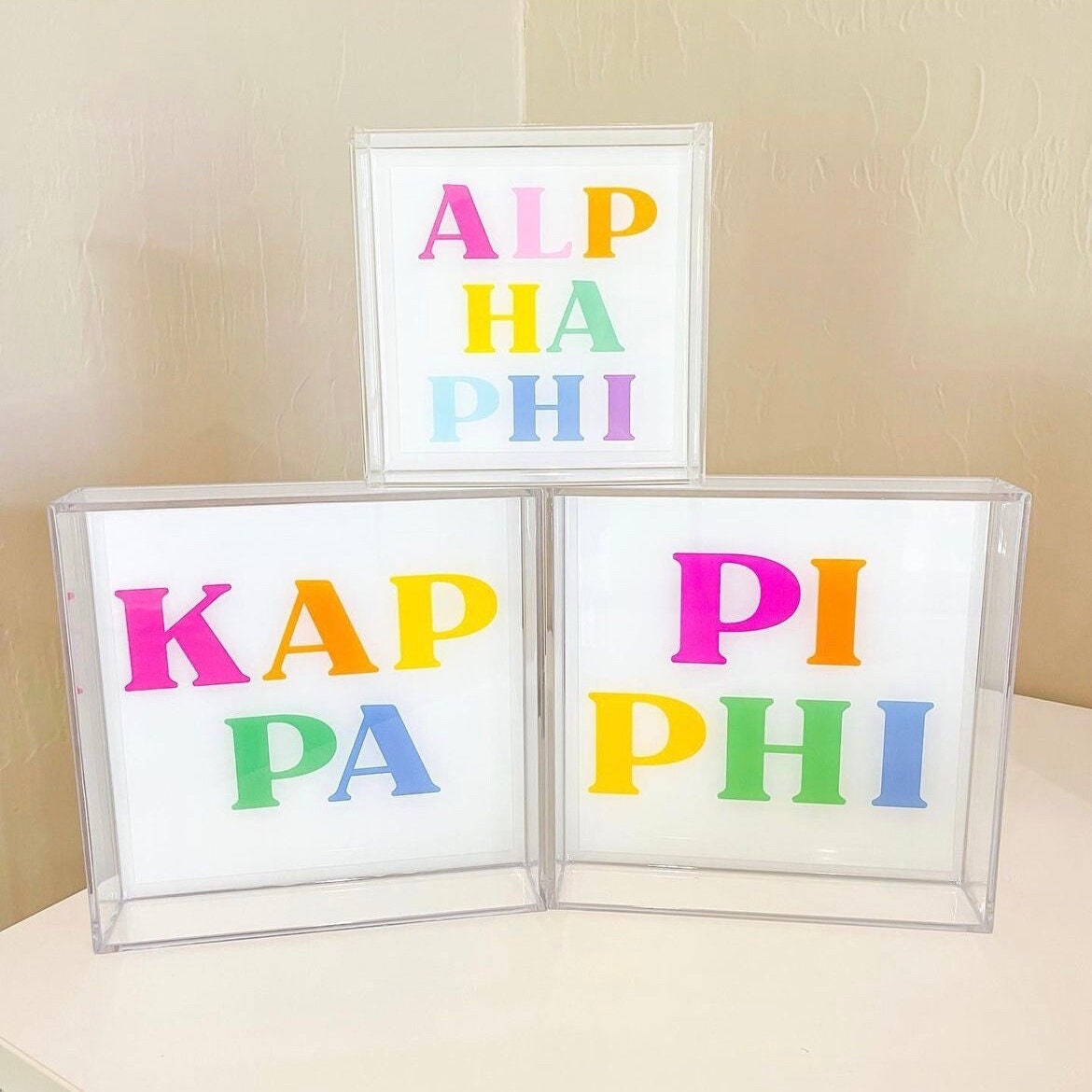 Sorority Acrylic Tray