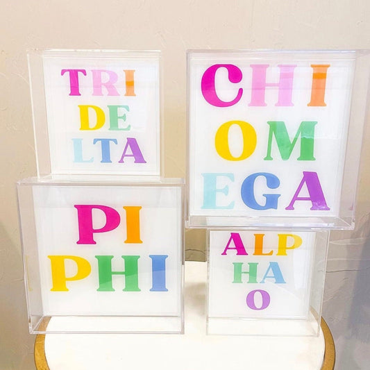 Sorority Acrylic Tray